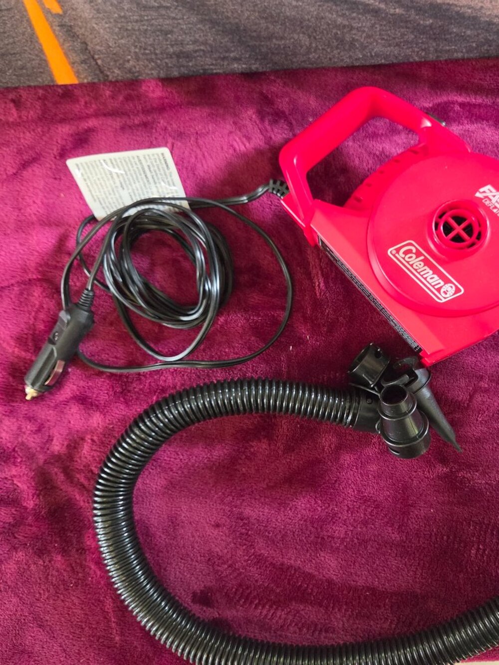 Coleman 12 Volt Quick Air Pump | Car Cigarette Plug